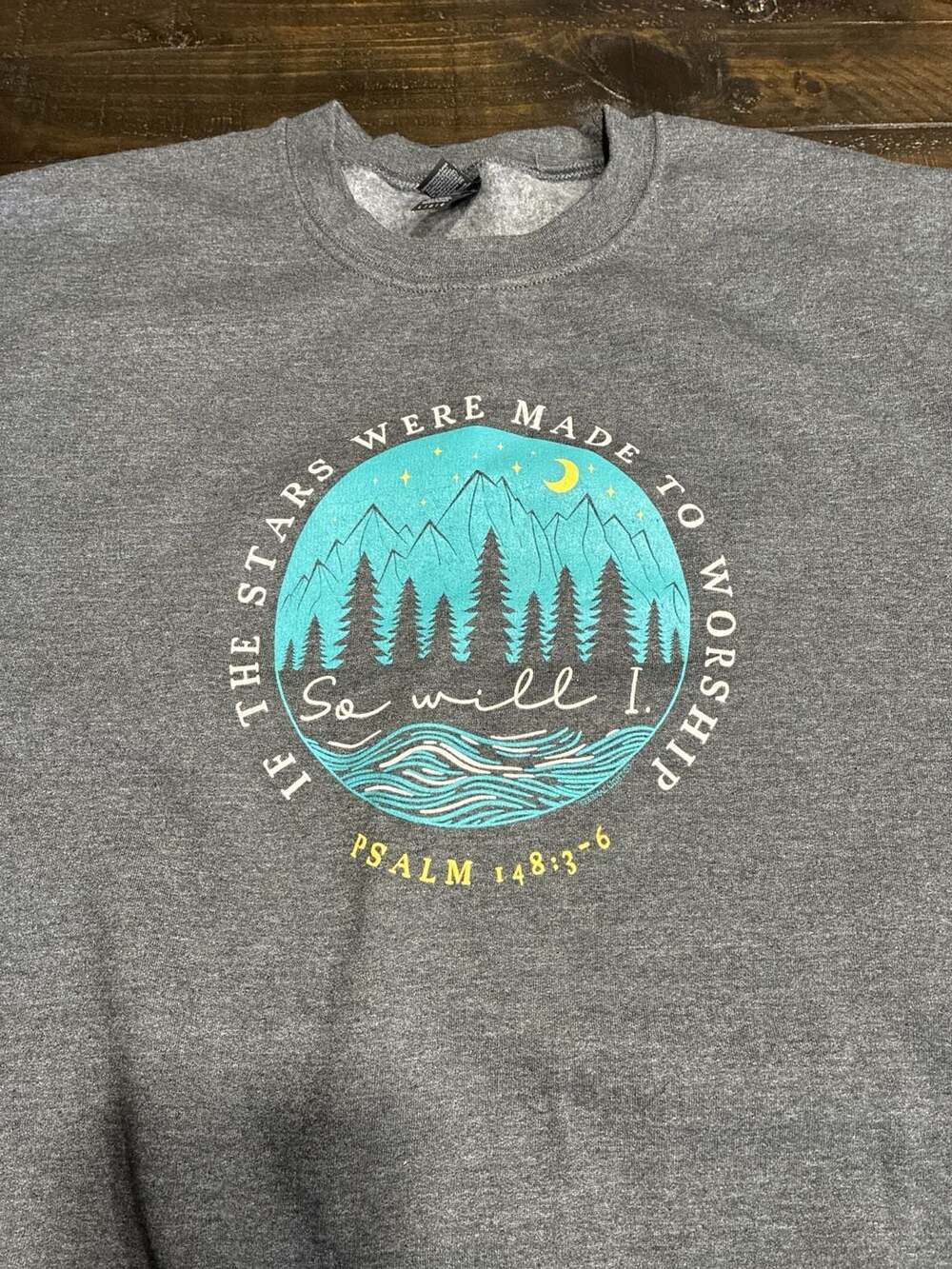 If The Stars Christian Faith Sweatshirt, Size Large, NEW